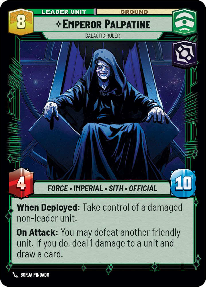 Emperor Palpatine - Galactic Ruler (SOR-006)