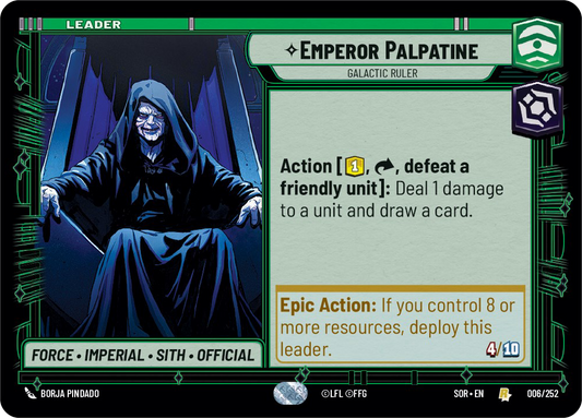 Emperor Palpatine - Galactic Ruler (SOR-006)