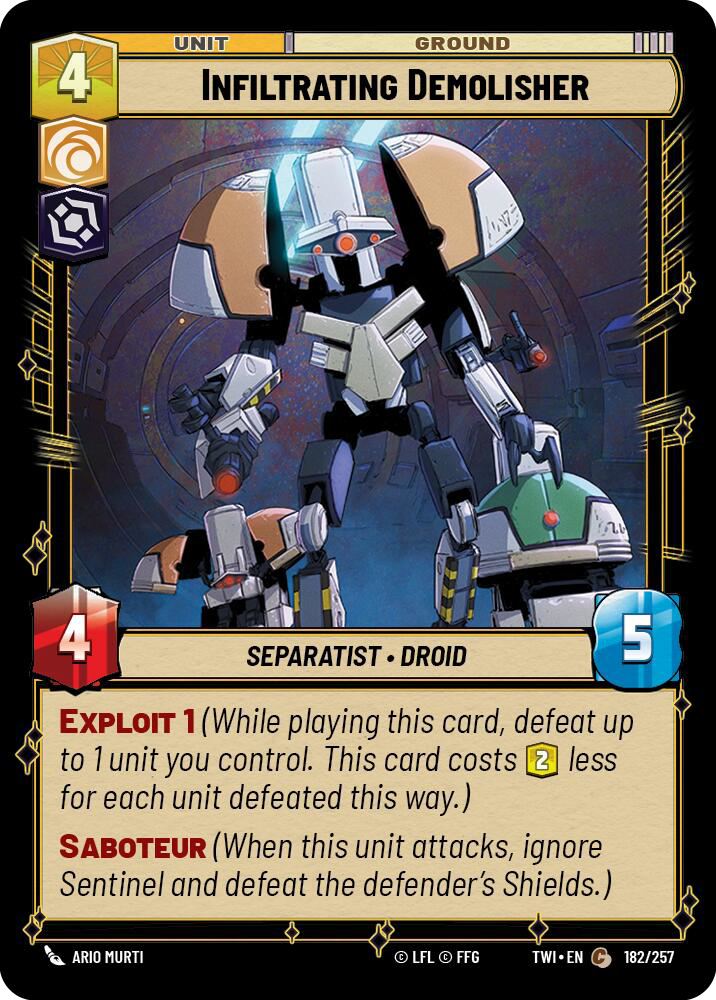 Infiltrating Demolisher (TWI-182)