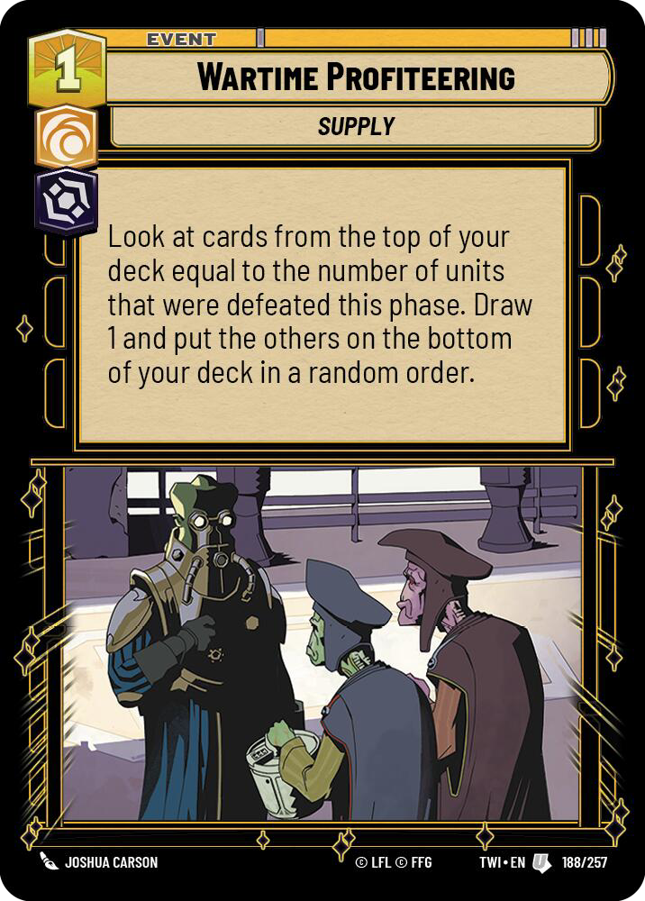 Wartime Profiteering (TWI-188)