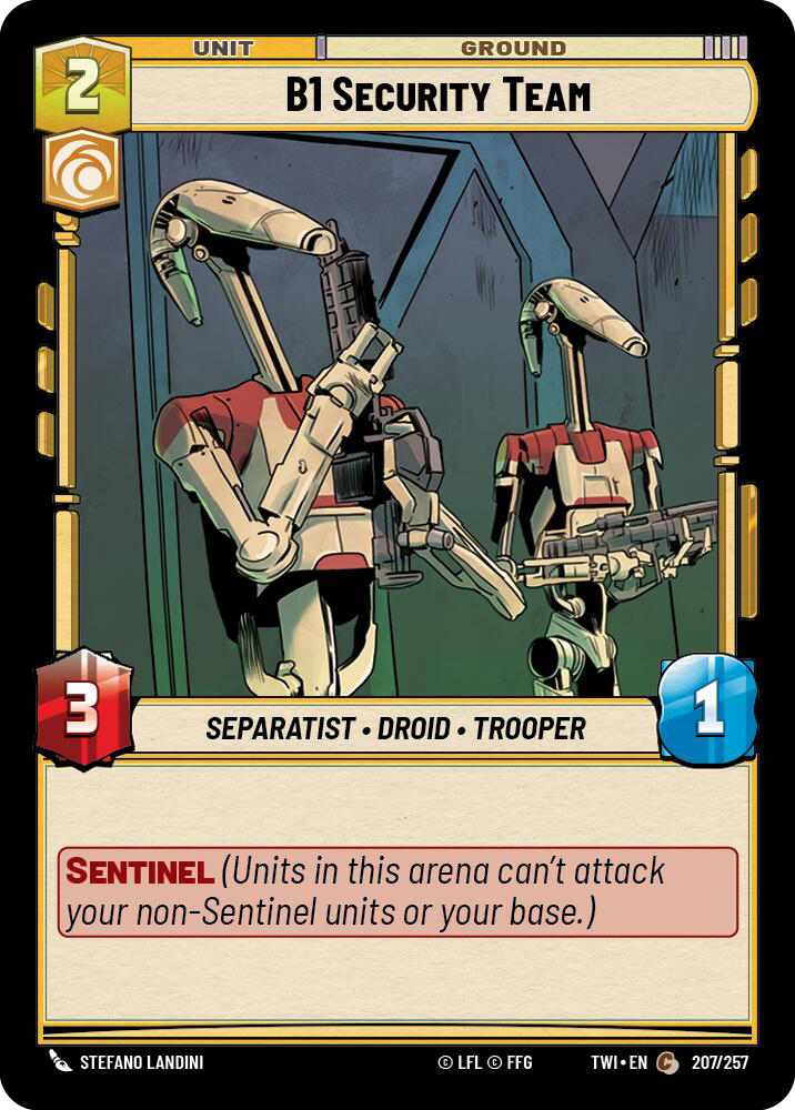 B1 Security Team (TWI-207)