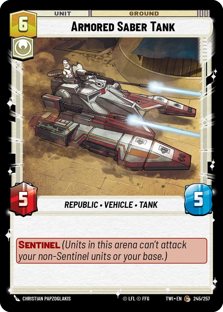 Armored Saber Tank (TWI-245)
