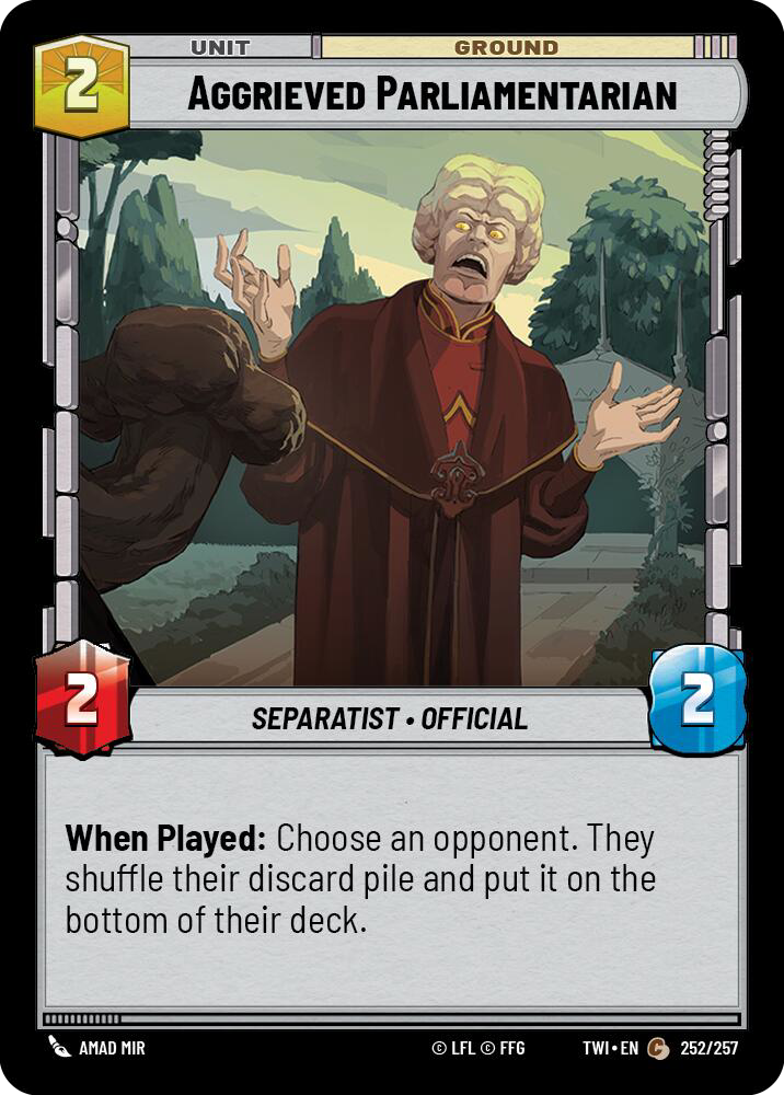 Aggrieved Parliamentarian (TWI-252)