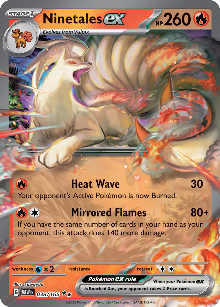 Ninetales ex - 151 (sv3pt5-38)