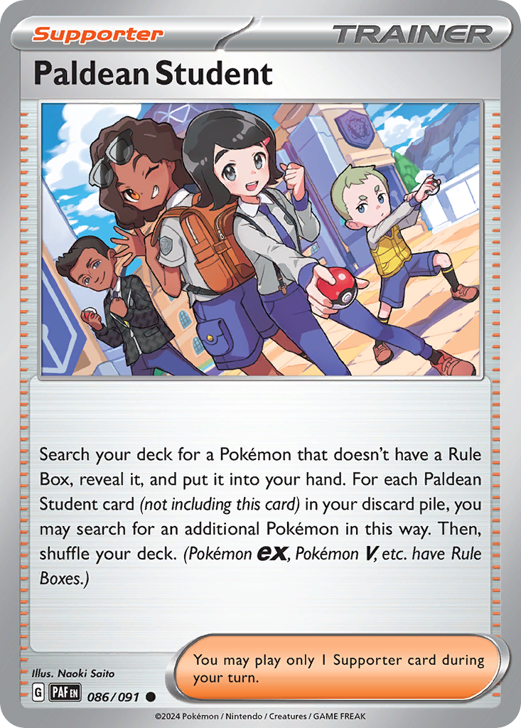 Paldean Student - Paldean Fates (sv4pt5-86)