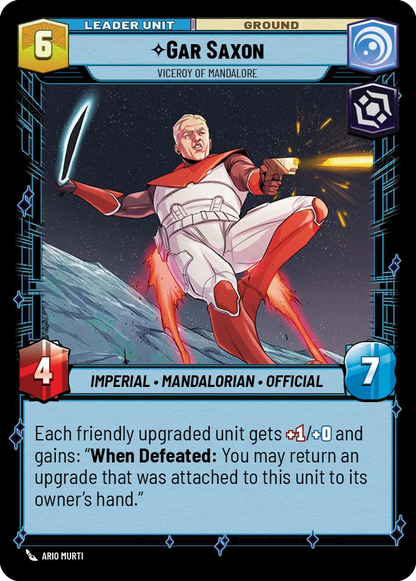 Gar Saxon - Viceroy of Mandalore (SHD-001)