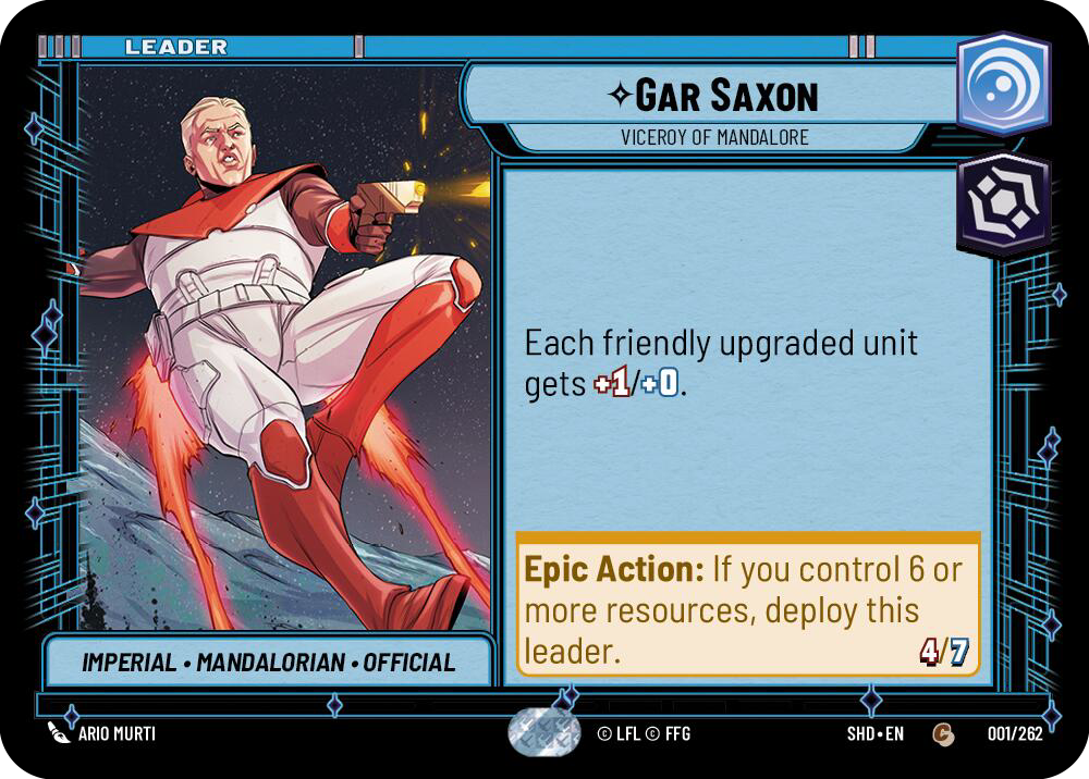 Gar Saxon - Viceroy of Mandalore (SHD-001)