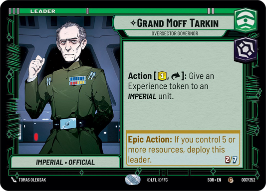 Grand Moff Tarkin - Oversector Governor (SOR-007)