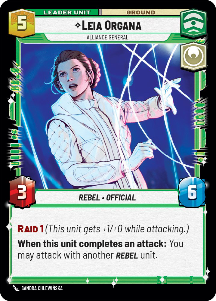 Leia Organa - Alliance General (SOR-009)