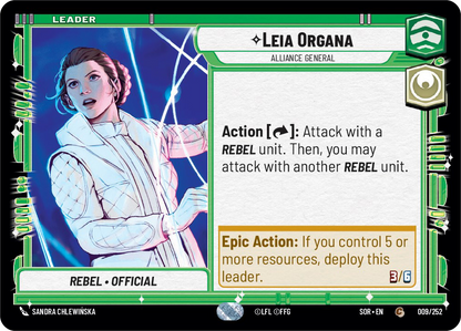 Leia Organa - Alliance General (SOR-009)