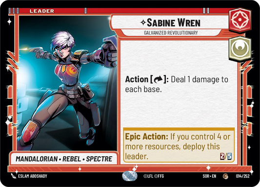 Sabine Wren - Galvanized Revolutionary (SOR-014)