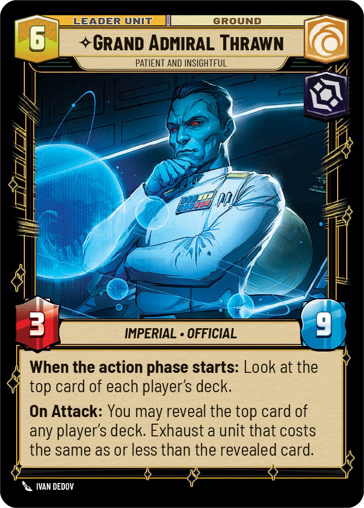 Grand Admiral Thrawn - Patient and Insightful (SOR-016)