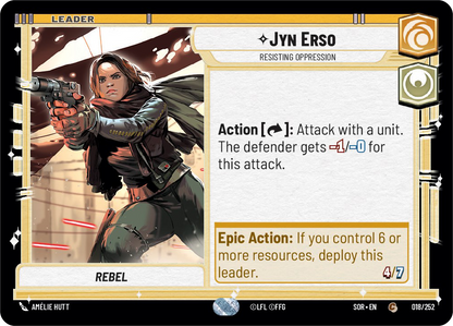 Jyn Erso - Resisting Oppression (SOR-018)