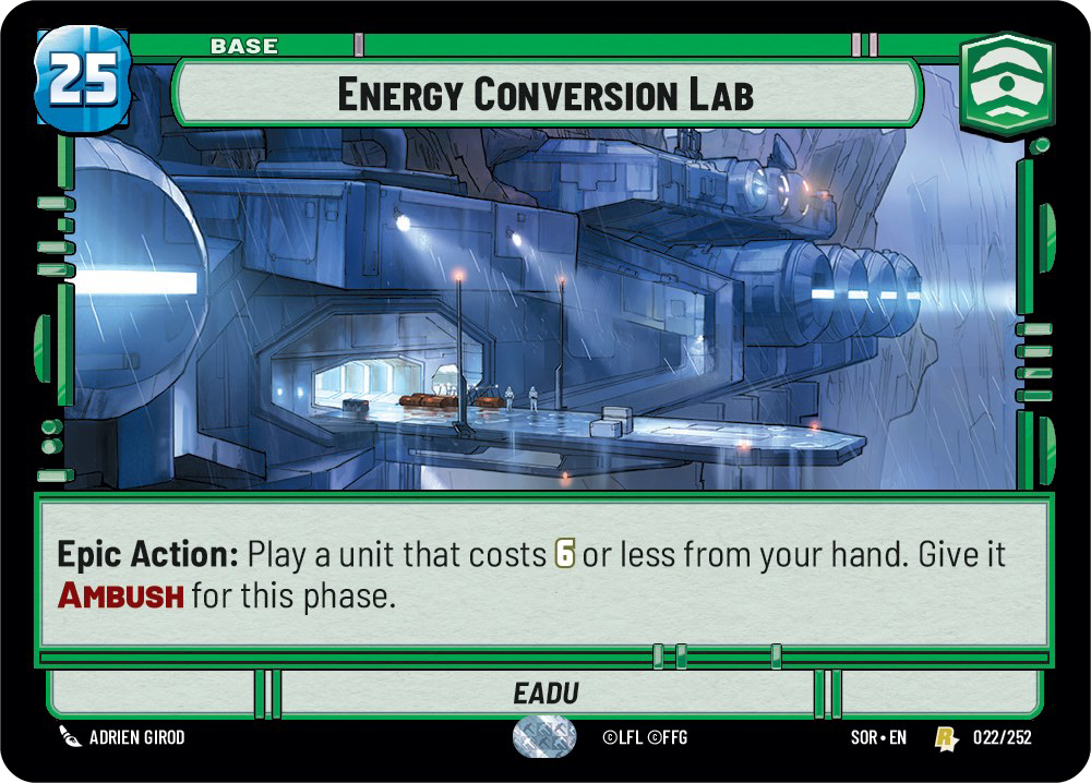 Energy Conversion Lab - Eadu (SOR-022)