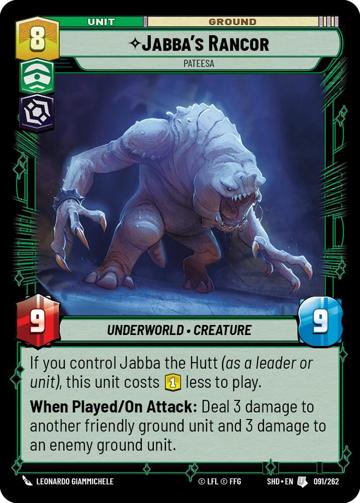 Jabba's Rancor - Pateesa (SHD-091)