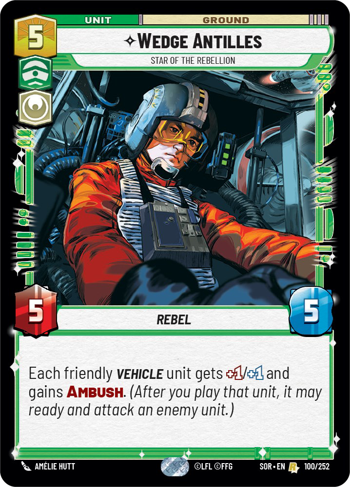 Wedge Antilles - Star of the Rebellion (SOR-100)