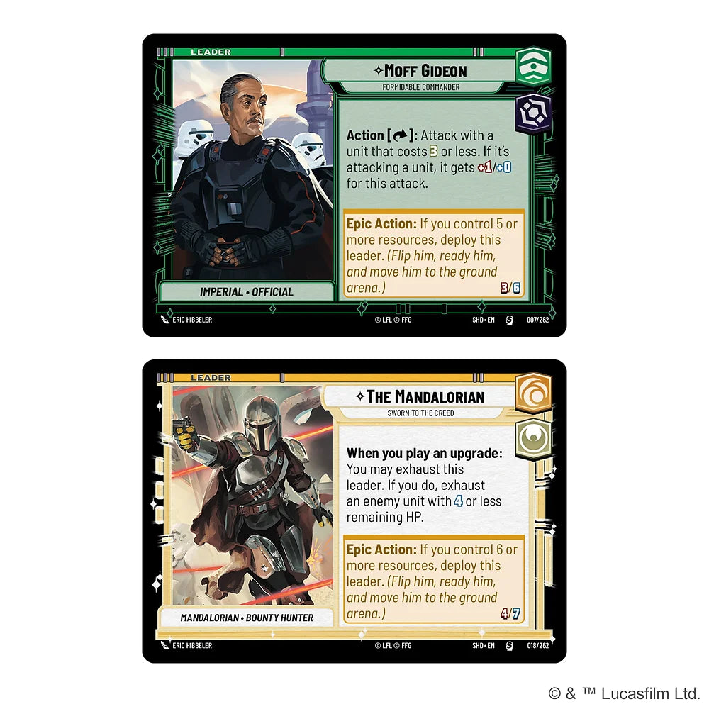 Star Wars: Unlimited: Shadows of the Galaxy—Two-Player Starter Decks