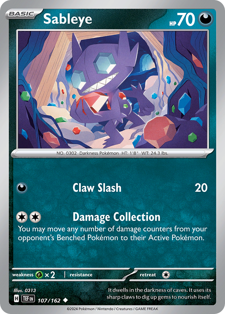 Sableye - Temporal Forces (sv5-107)