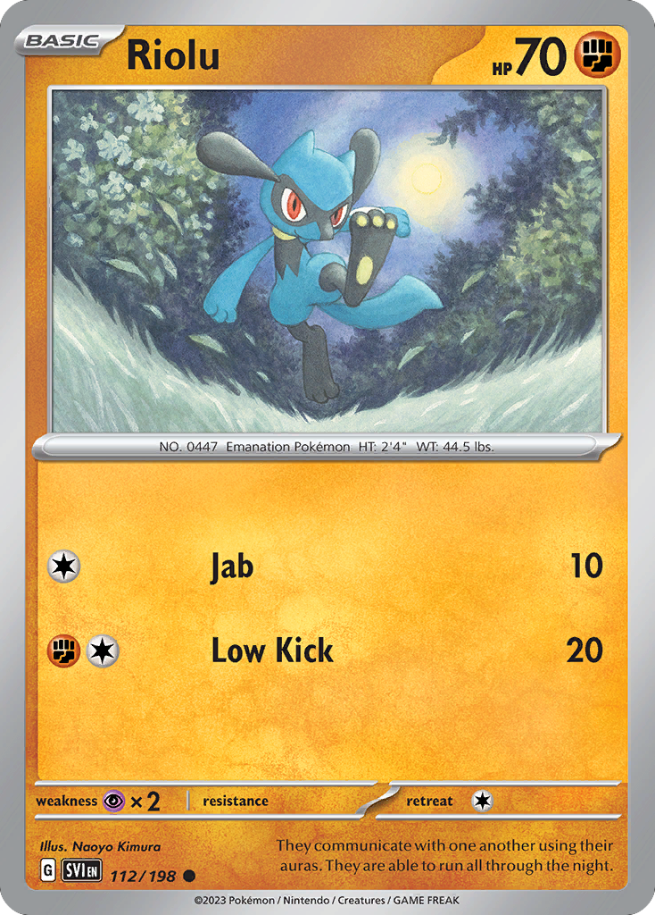 Riolu - Scarlet & Violet (sv1-112)