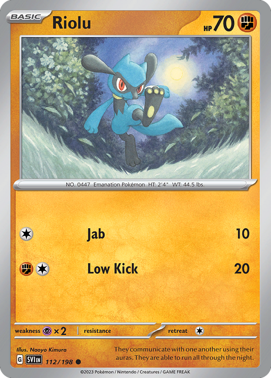 Riolu - Scarlet & Violet (sv1-112)