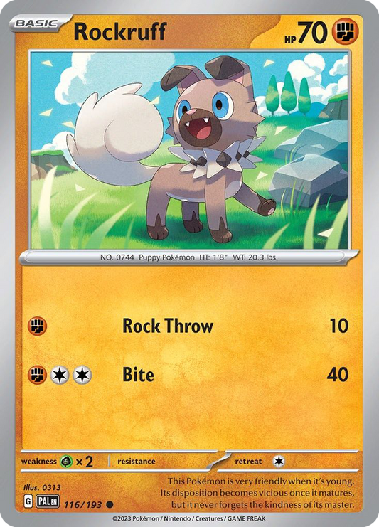 Rockruff - Paldea Evolved (sv2-116)