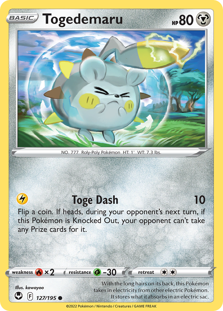 Togedemaru - Silver Tempest (swsh12-127)