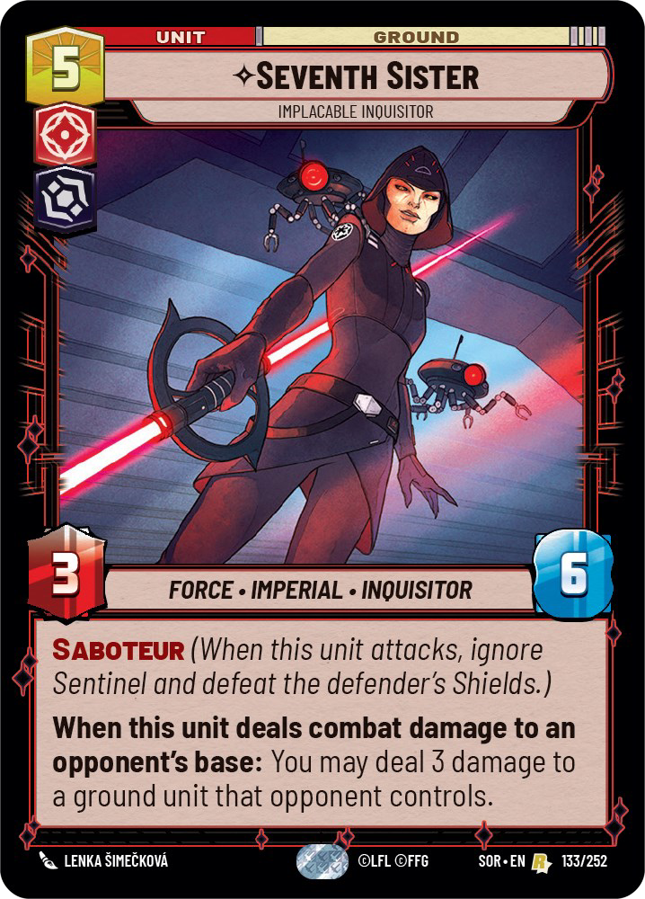 Seventh Sister - Implacable Inquisitor (SOR-133)