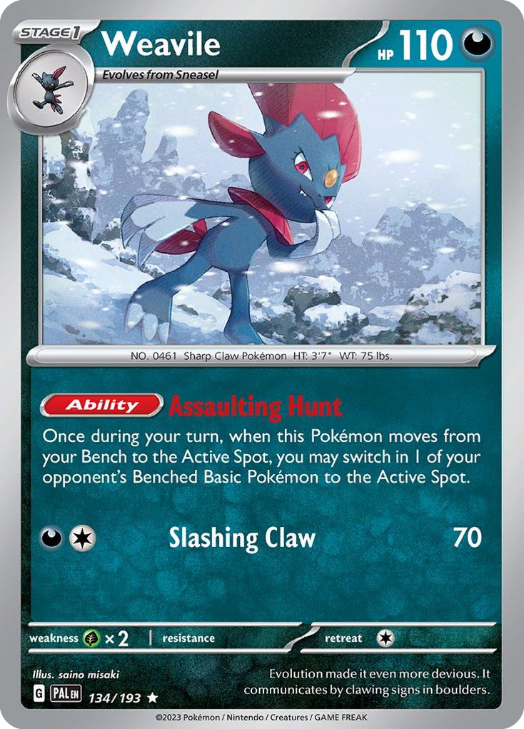 Weavile - Paldea Evolved (sv2-134)