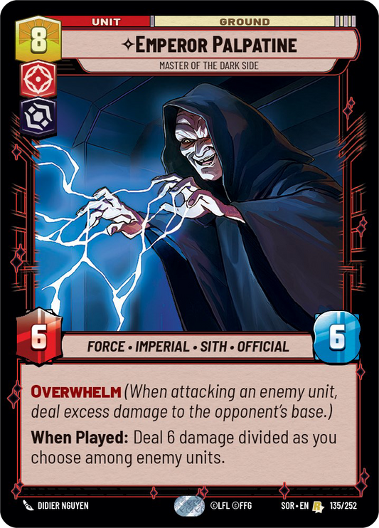 Emperor Palpatine - Master of the Dark Side (SOR-135)