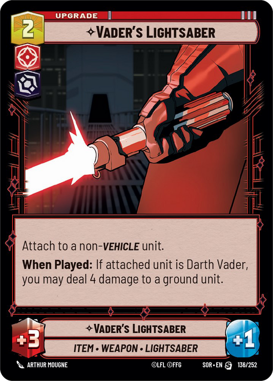 Vader's Lightsaber  (SOR-136)