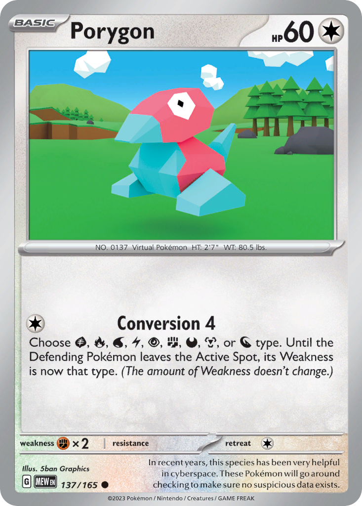 Porygon - 151 (sv3pt5-137)