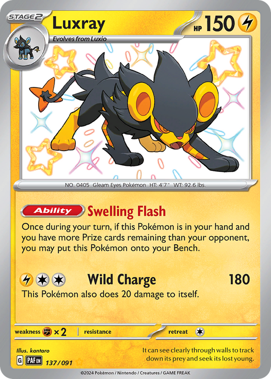 Luxray - Paldean Fates (sv4pt5-137)