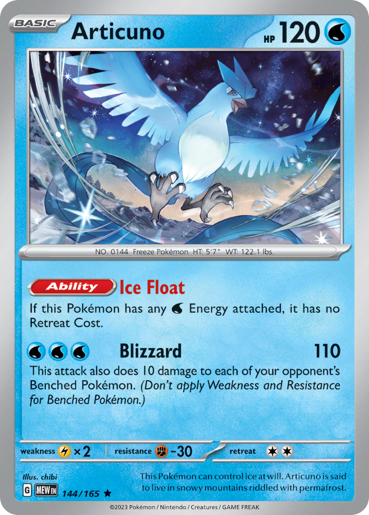 Articuno - 151 (sv3pt5-144)