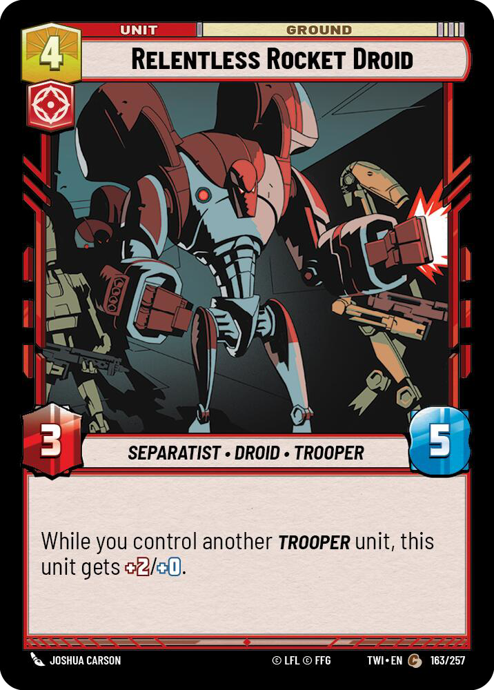 Relentless Rocket Droid  (TWI-163)