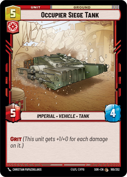 Occupier Siege Tank  (SOR-165)