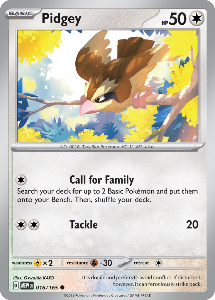 Pidgey - 151 (sv3pt5-16)