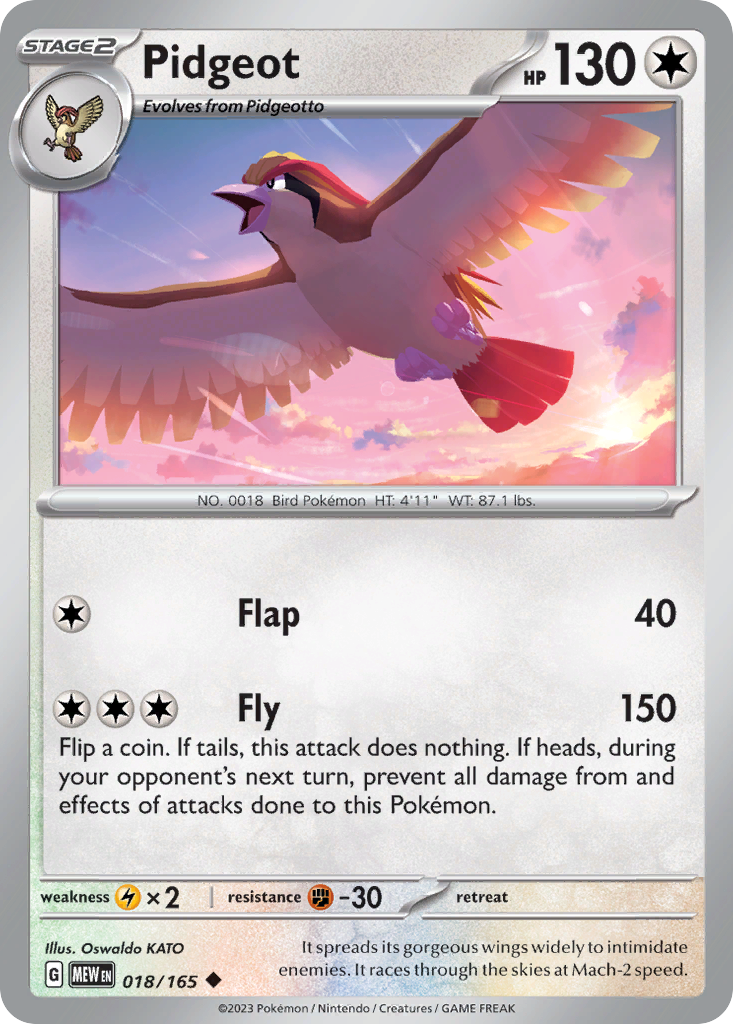 Pidgeot - 151 (sv3pt5-18)