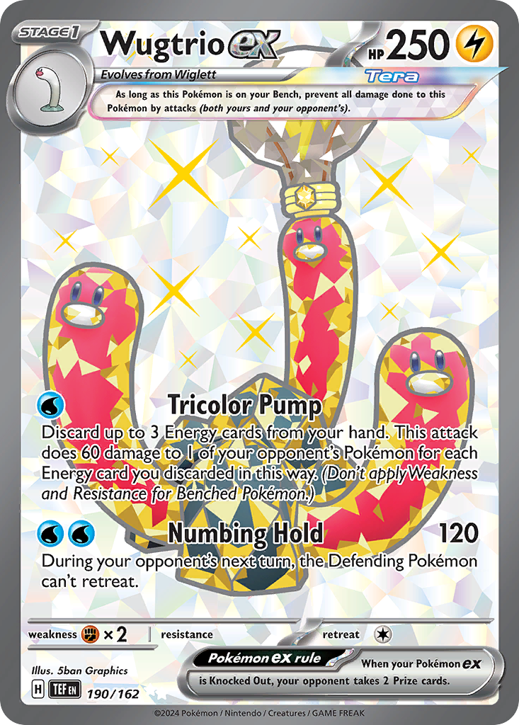 Wugtrio ex - Temporal Forces (sv5-190)
