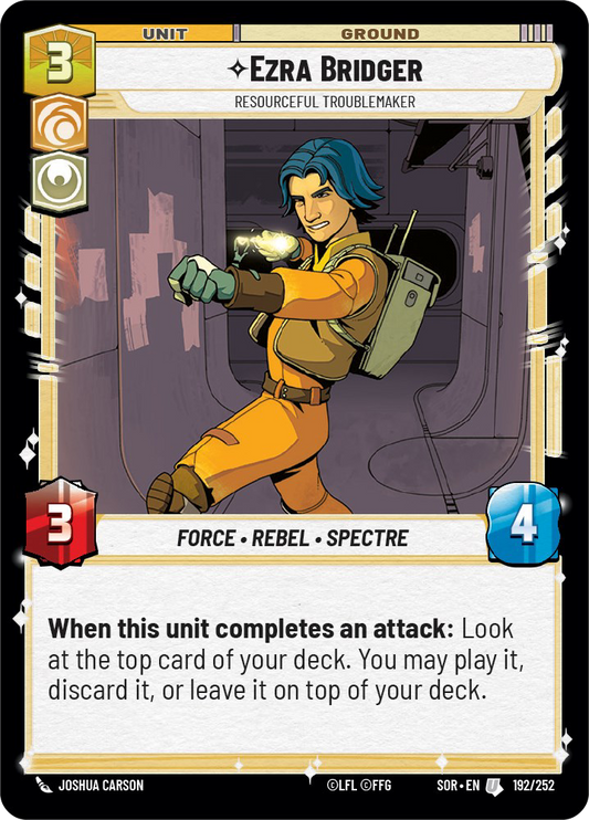 Ezra Bridger - Resourceful Troublemaker (SOR-192)