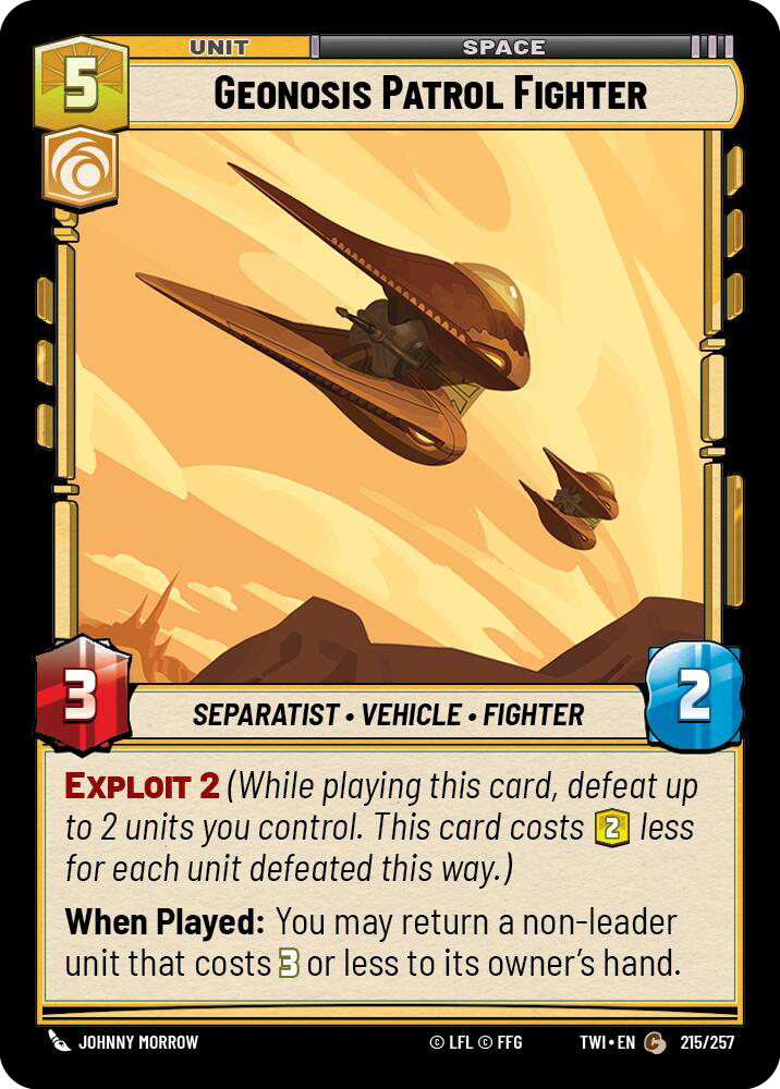 Geonosis Patrol Fighter  (TWI-215)