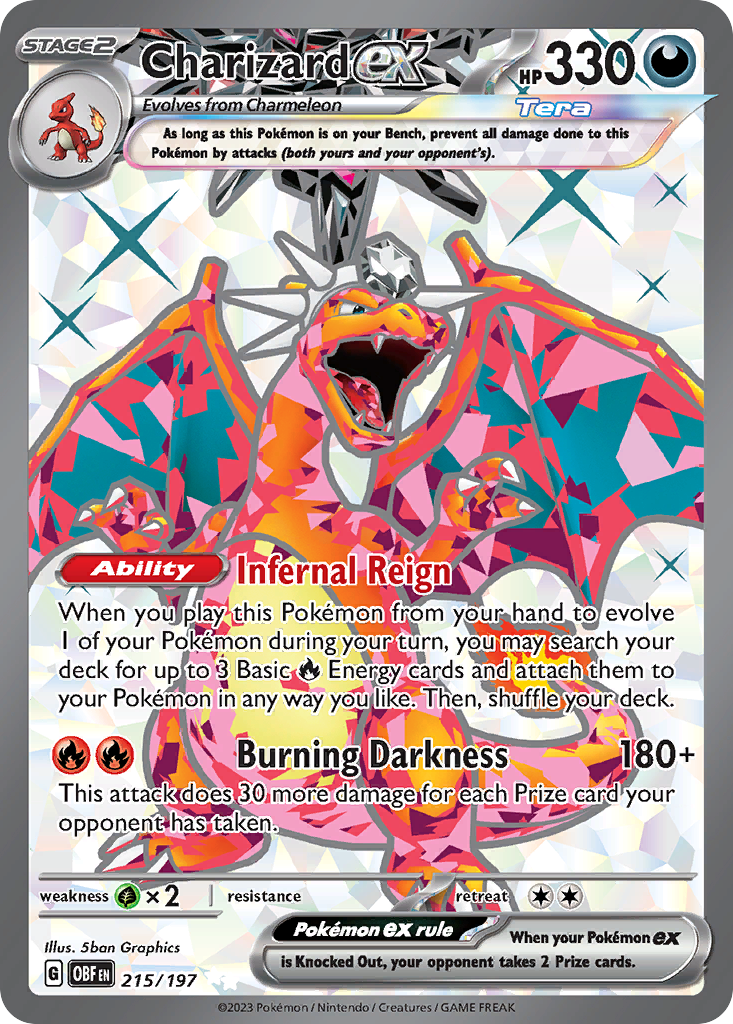 Charizard ex - Obsidian Flames (sv3-215)