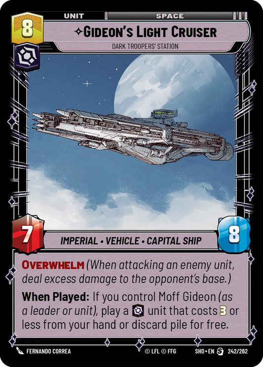 Gideon's Light Cruiser - Dark Troopers' Station (SHD-242)