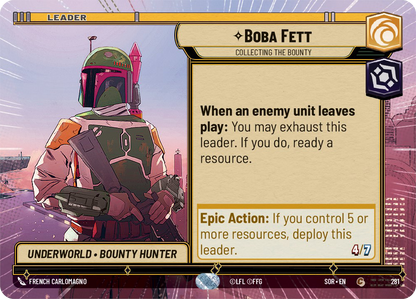 Boba Fett - Collecting the Bounty (SOR-281)