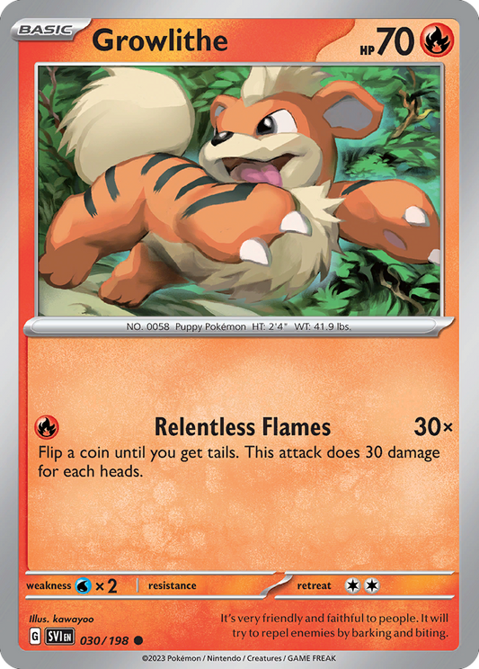 Growlithe - Scarlet & Violet (sv1-30)