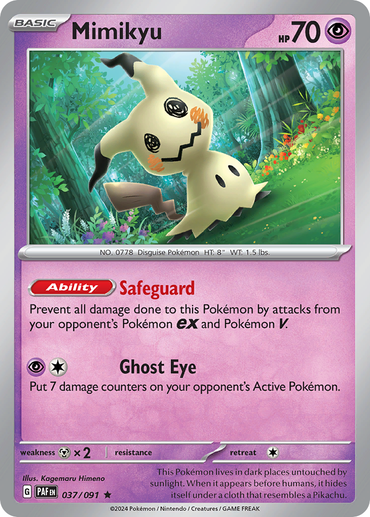 Mimikyu - Paldean Fates (sv4pt5-37)