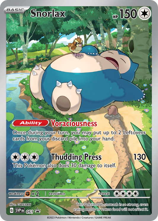 Snorlax - Scarlet & Violet Black Star Promos (svp-51)