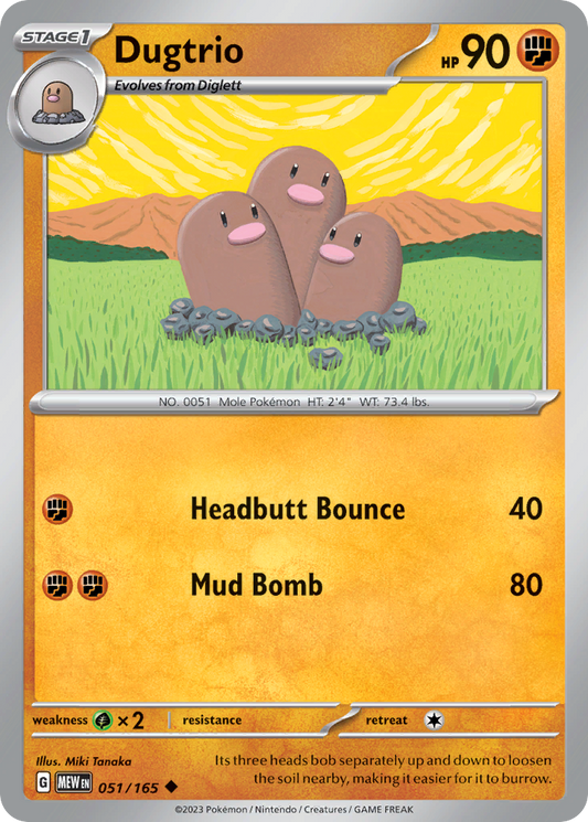 Dugtrio - 151 (sv3pt5-51)