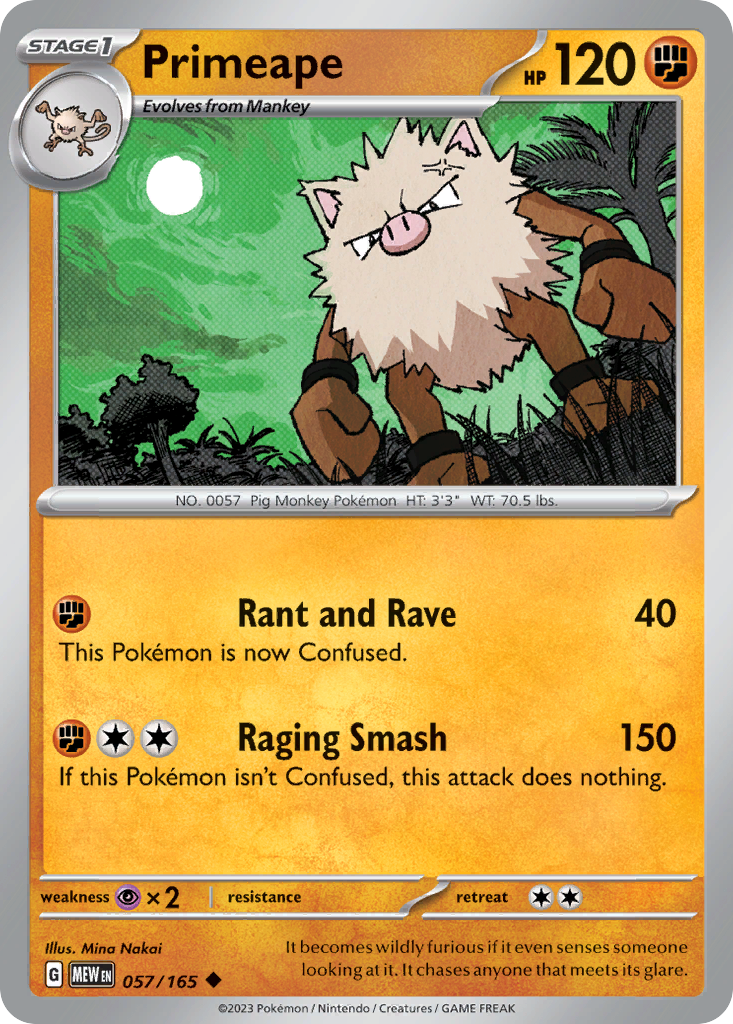 Primeape - 151 (sv3pt5-57)