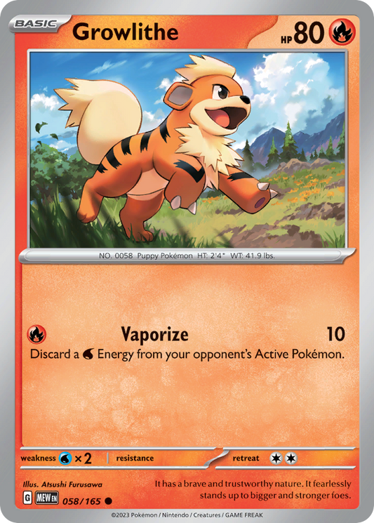 Growlithe - 151 (sv3pt5-58)