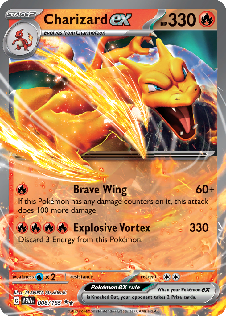 Charizard ex - 151 (sv3pt5-6)